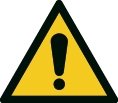 Warnzeichen - allgemeines Warnzeichen - nicht nachleuchtend - ISO 7010 - Folie selbstklebend-0