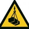 Warnzeichen - schwebende Last - nicht nachleuchtend - ISO 7010 - Folie selbstklebend-0