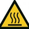 Warnzeichen - heiße Oberfläche - nicht nachleuchtend - ISO 7010 - Folie selbstklebend-0